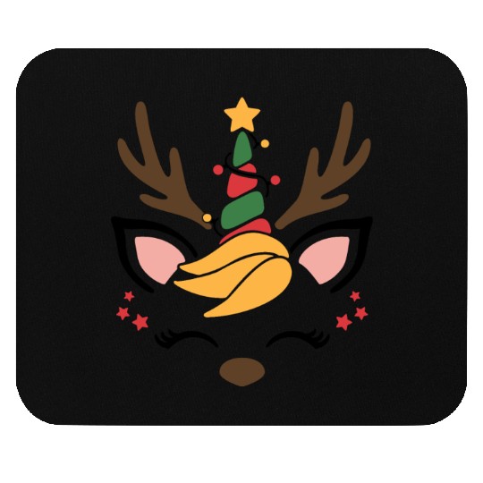 cute Christmas reindeer Mouse Pads