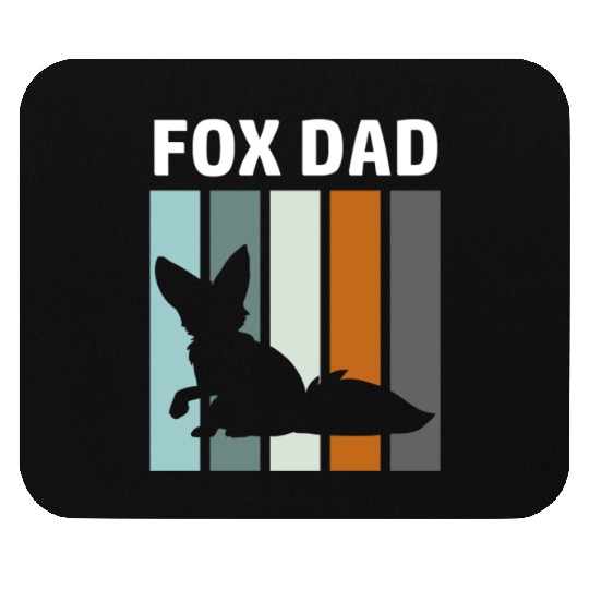 Fox dad Mouse Pads