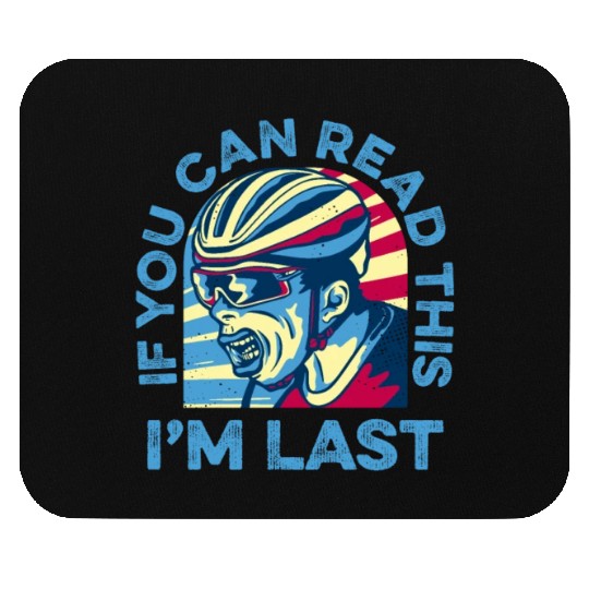 Cycling Cyclist Mouse Pads