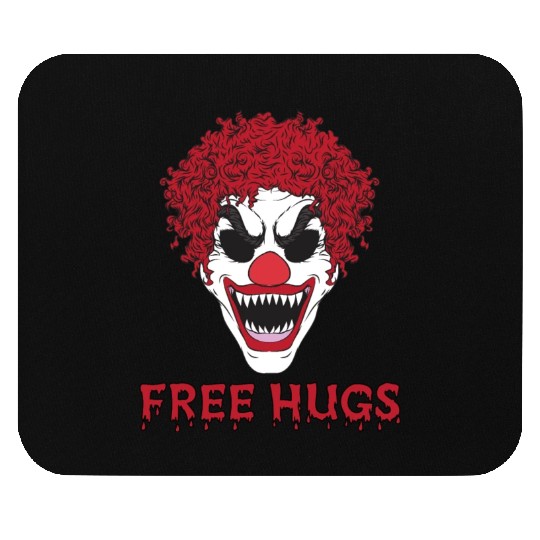 Free Hugs from terrifying Clown Mouse Pads