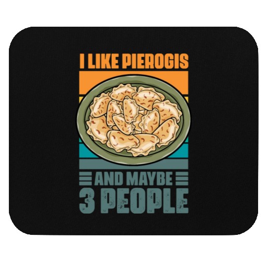 Retro Vintage Polish Cuisine Humor For Pierogi Mouse Pads