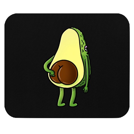 Avocado Butt Avocado Lover Mouse Pads