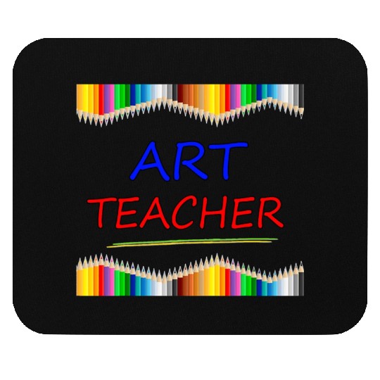 Art Teacher Drawing Painting Fun Artist Gift Mouse Pads