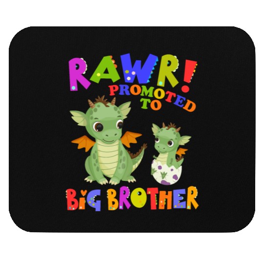 Rawr! Promoted To Big Brother Cute Dragon Baby Mouse Pads
