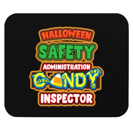 Halloween Costume Halloween Safety Candy Inspector Mouse Pads