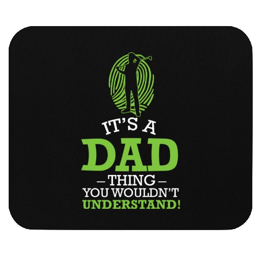 Golf Dad Golfing Golfer Golf Ball Golf Evolution Mouse Pads