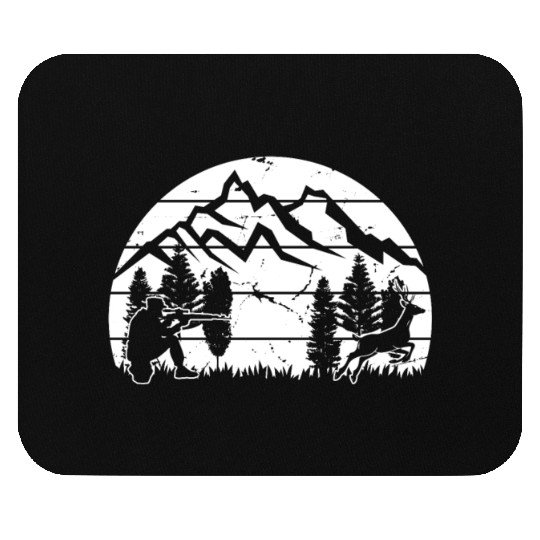 Hunting Season Deer Hunter - Deer Hunting Mouse Pads