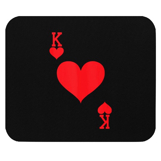 King of Hearts Playing Card Halloween Costume Tank Mouse Pads