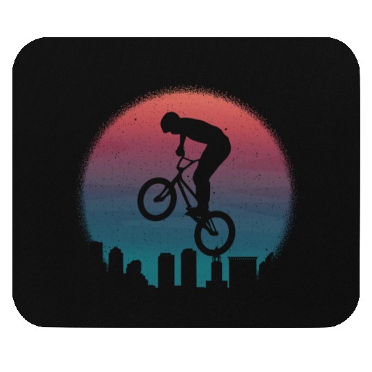 BMX Bike Riders Vintage Design Bicycle Cycling BMX Mouse Pads