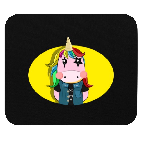 Unicorn Death Metal Mouse Pads