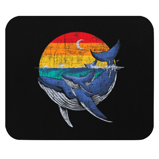 Whale Family Whale Lover Whales Aquarist Marine Mouse Pads