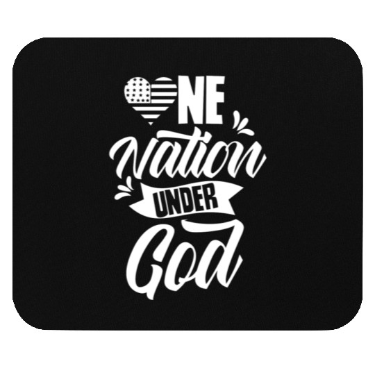 One Nation Under God America USA American US Mouse Pads