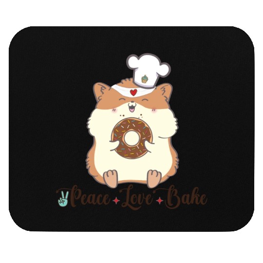 peace love bake Mouse Pads