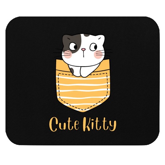 Cute Kitty Cat Mouse Pads