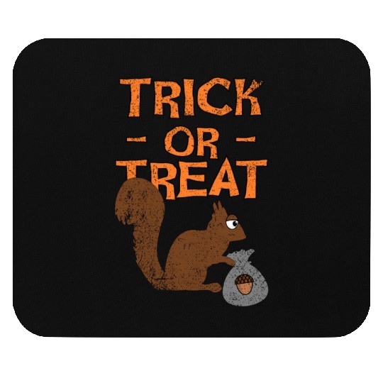 Trick Or Treat Squirrel Mouse Pads