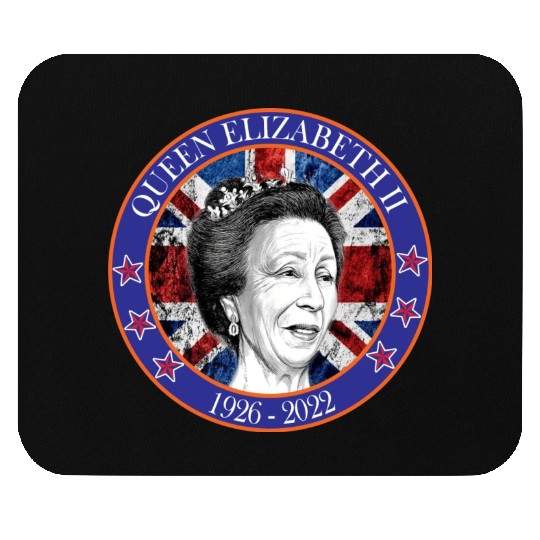 ''queen elizabeth Mouse Pads rest in peace elizabeth sh