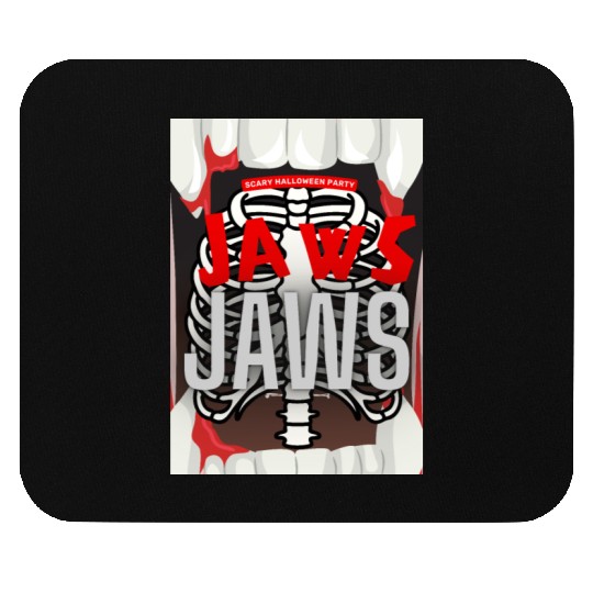 Jaws Halloween Mouse Pads
