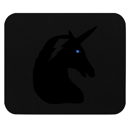 Unicorn Head Lightning bolt Mouse Pads