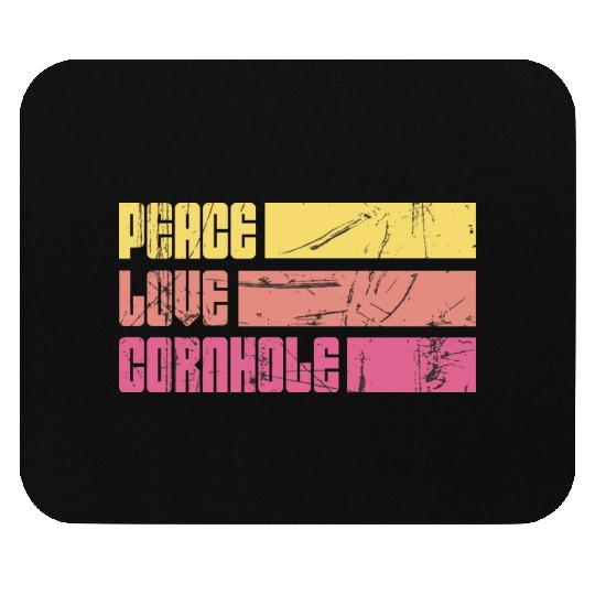 Peace Love Cornhole Mouse Pads