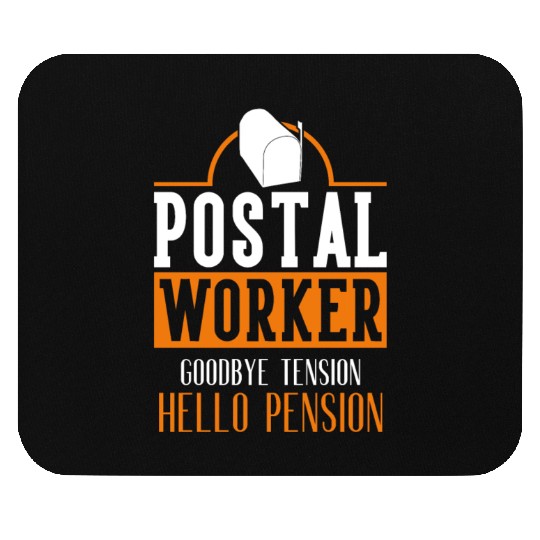 Postman Mail Carrier Post Retirement Postal Worker Mouse Pads