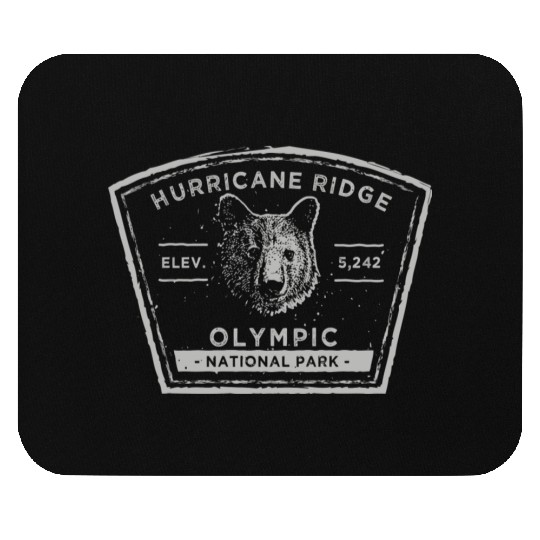 Hurricane Ridge Olympic National Park Mouse Pads