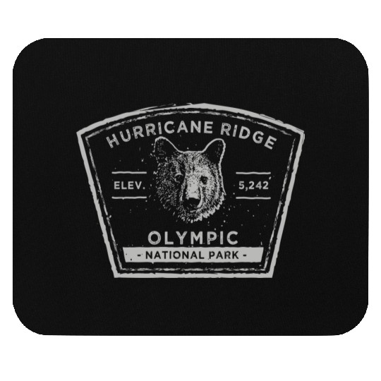 Hurricane Ridge Olympic National Park Mouse Pads