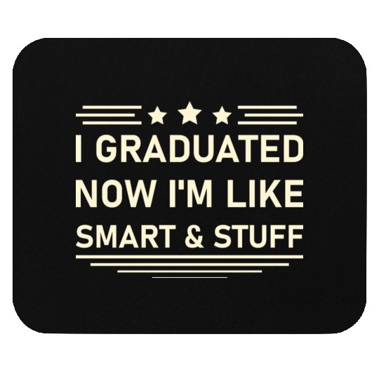 Funny College High School Graduation Gift Senior Mouse Pads