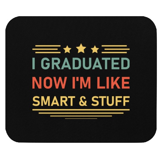 Funny College High School Graduation Gift Senior Mouse Pads