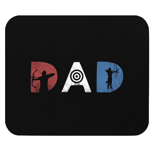 American Archer Dad Vintage Dads Archery Father Mouse Pads