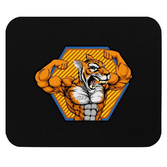 Strong Tiger Mouse Pads