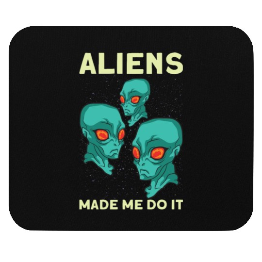 Alien Extraterrestrial Area 51 UFO Space Geek Gift Mouse Pads