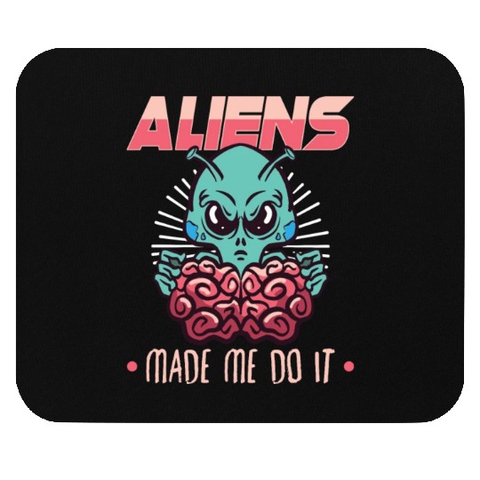 Alien Extraterrestrial Area 51 UFO Space Geek Gift Mouse Pads