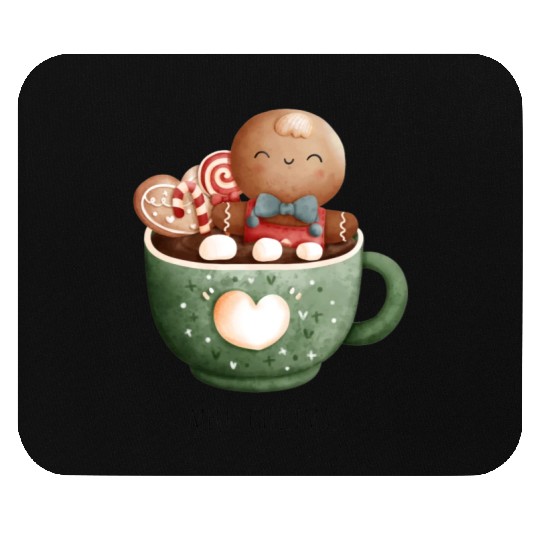 Christmas Gingerbread Graphic Mouse Pads
