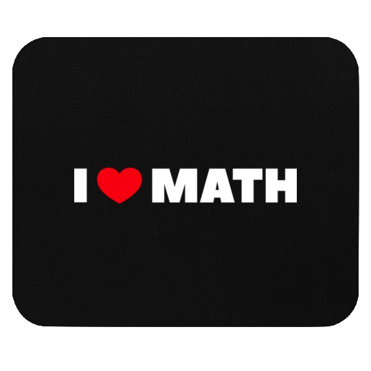 I Love Math Mouse Pads