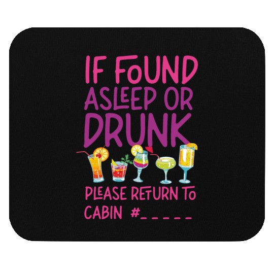 Cruise Ship Vacation Friends Mouse Pads
