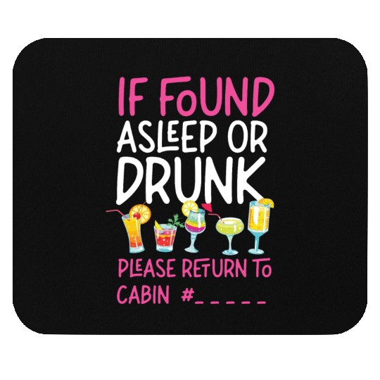 Cruise Ship Vacation Friends Mouse Pads