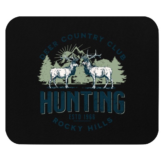 Deer country club Mouse Pads