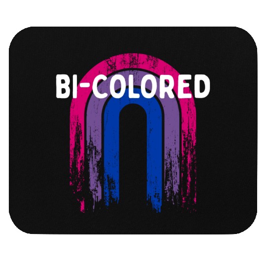 Bi-Colored Bisexual LGBTQ Bi Pride LGBT Sayings Mouse Pads