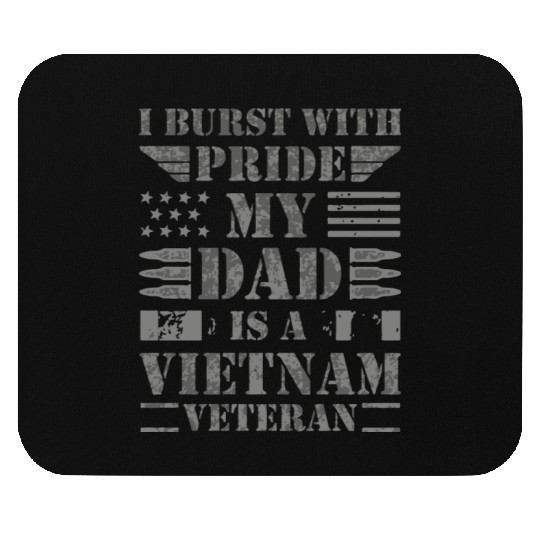 Proud Son Daughter of A Vietnam Veteran Mouse Pads