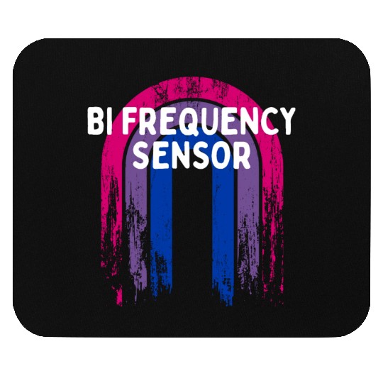 Bi Frequency Sensor Bisexual Pun Bi Pride Joke Mouse Pads