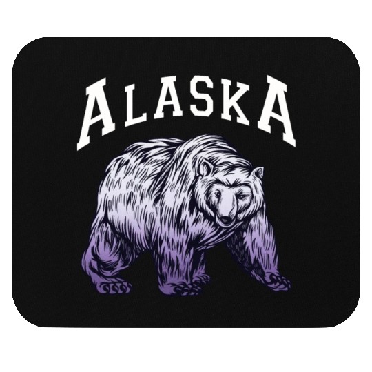 Alaska Gift USA Natur Bär Denali Grizzly Wald Mouse Pads