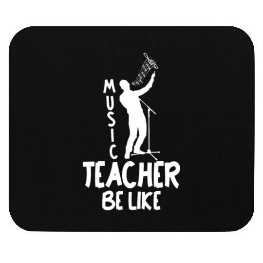 Music Teacher Singing Mouse Pads