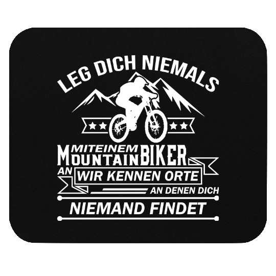 Mountain Biker Mouse Pads