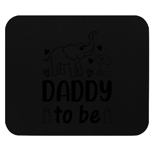 Elephant Daddy To Be - Baby Shower Paternity New D Mouse Pads