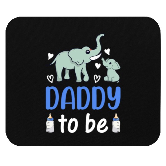 New Daddy Paternity New Dad - Elephant Daddy To Be Mouse Pads