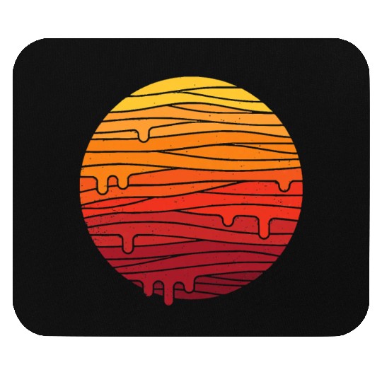 The Mountain Sun and Moon Mouse Pads