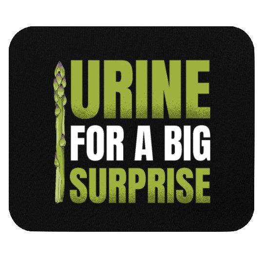 Urine For A Big Surprise Vegetable Vegan Asparagus Mouse Pads