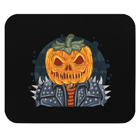 Spooky Jack-o'-lantern Mouse Pads