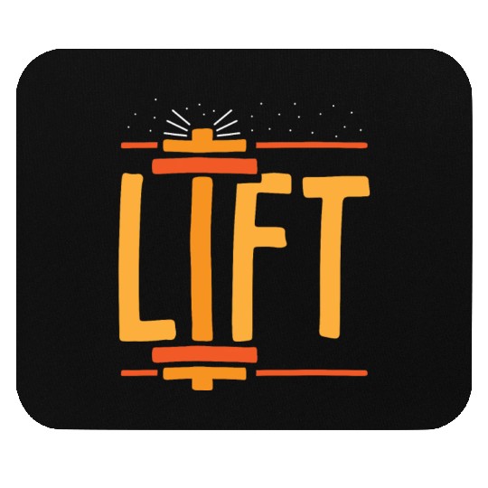 Lift Lifting Gym Workout Weightlifting Mouse Pads