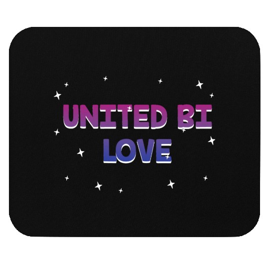 United Bi Love Bisexual LGBTQ Bi Pride LGBT Gay Mouse Pads